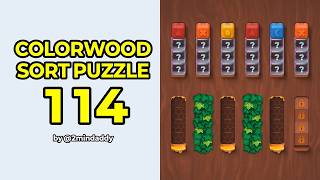 Colorwood Sort Level 114 Solution and Walkthrough