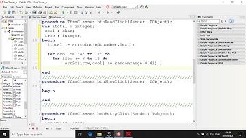 Grade 12 5 MAY Act 7 number 2 2D array