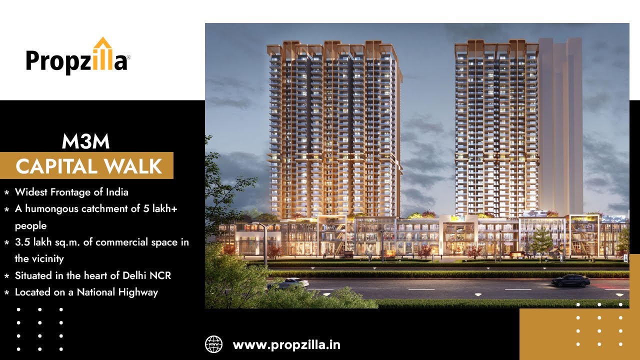 M3M Capitalwalk Dwarka Expressway | Commercial Investment Opportunity Sector 113 Gurgaon