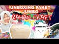 UNBOXING PAKET JUMBO BAHAN CRAFT BULAN JANUARI 2021 || Sakha Craft Medan