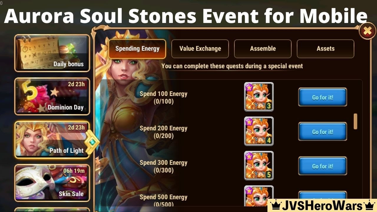 Hero Wars Path of Light Event Mobile (Nov. 11, 2021)