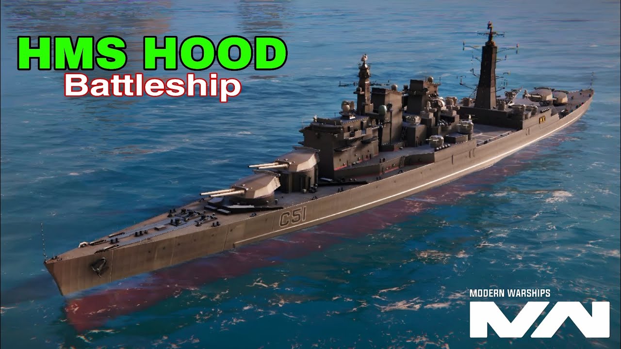 Battleship HMS HOOD strong artcoin ship - Modern Warships