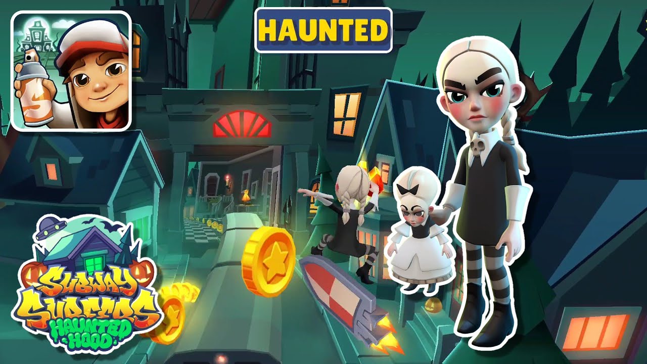 Subway Surfers Haunted Hood 2024 NEW UPDATE with Thursday Stepping into the Spookiest Run