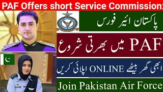 Pakistan Air Force PAF Jobs 2020-For Lecturers