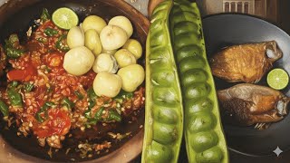 NIKMAT GAK KETULUNGAN, LIWET SUNDA, SAMBEL BELEDAG, ASIN SEPAT GORENG, PETE BAKAR, JENGKOL MUDAH