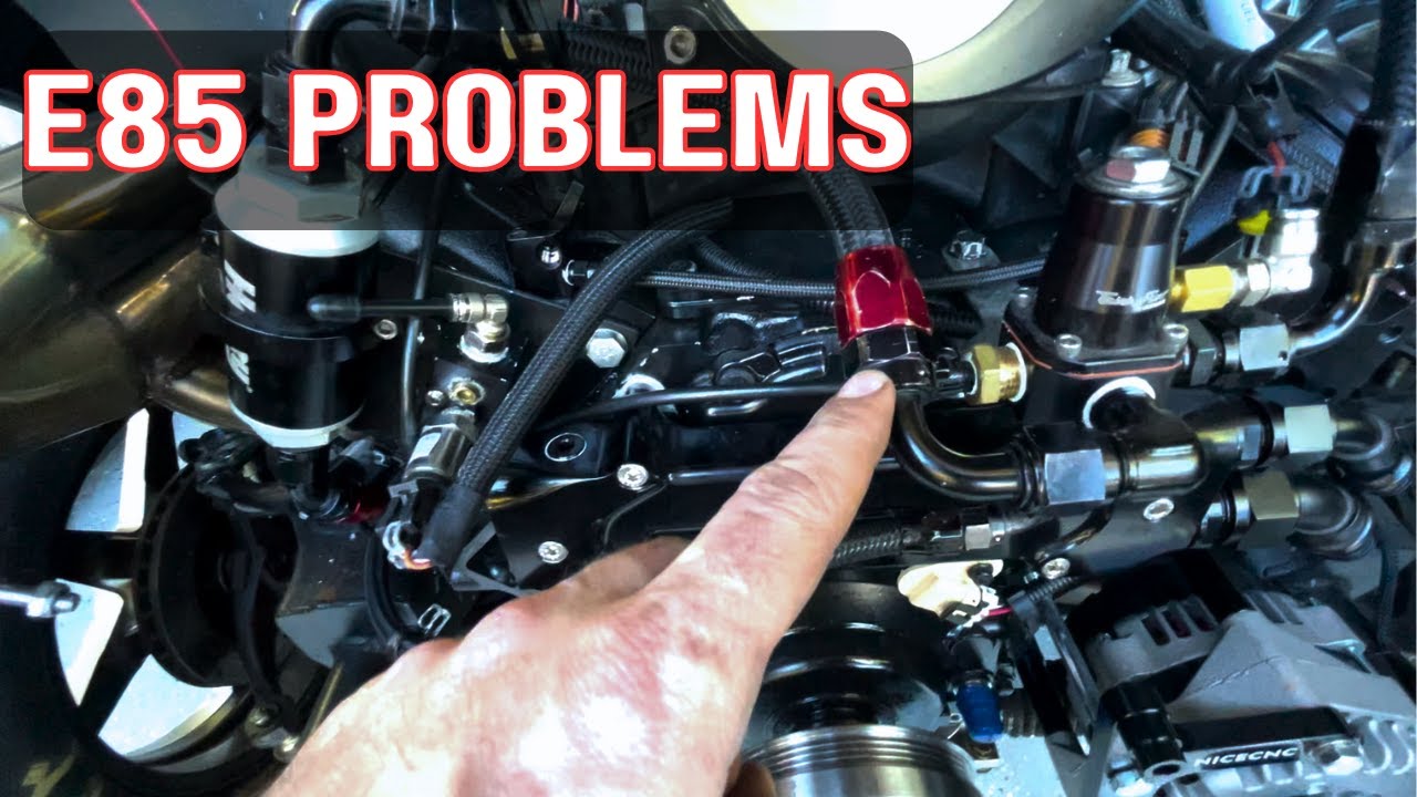 Don't Let Your Fuel Lines Sit With E85 First Fire Up On The New Motor