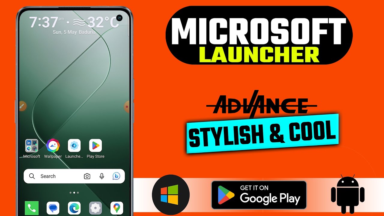 Microsoft Launcher For Android 2024 | Microsoft Launcher Kaise Use Kare ...