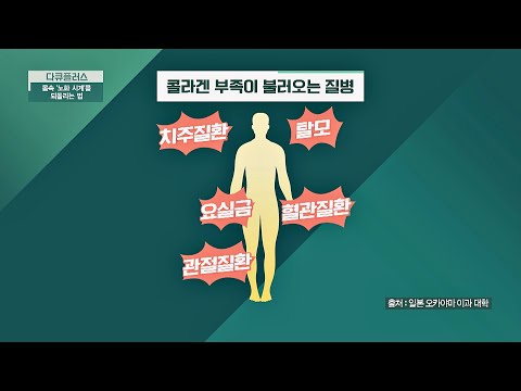 갱년기 이후 콜라겐 부족은 많은 질환의 원인이 된다는 사실 다큐 플러스(docuplus) 158회 | JTBC 210328 방송