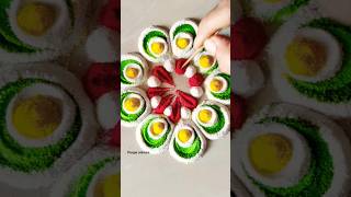 Simple Rangoli | Easy Rangoli Tips and Tricks | Satisfying Rangoli #rangoli #art #shorts #short