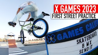 X GAMES 2023 - FIRST PRACTICE BMX STREET