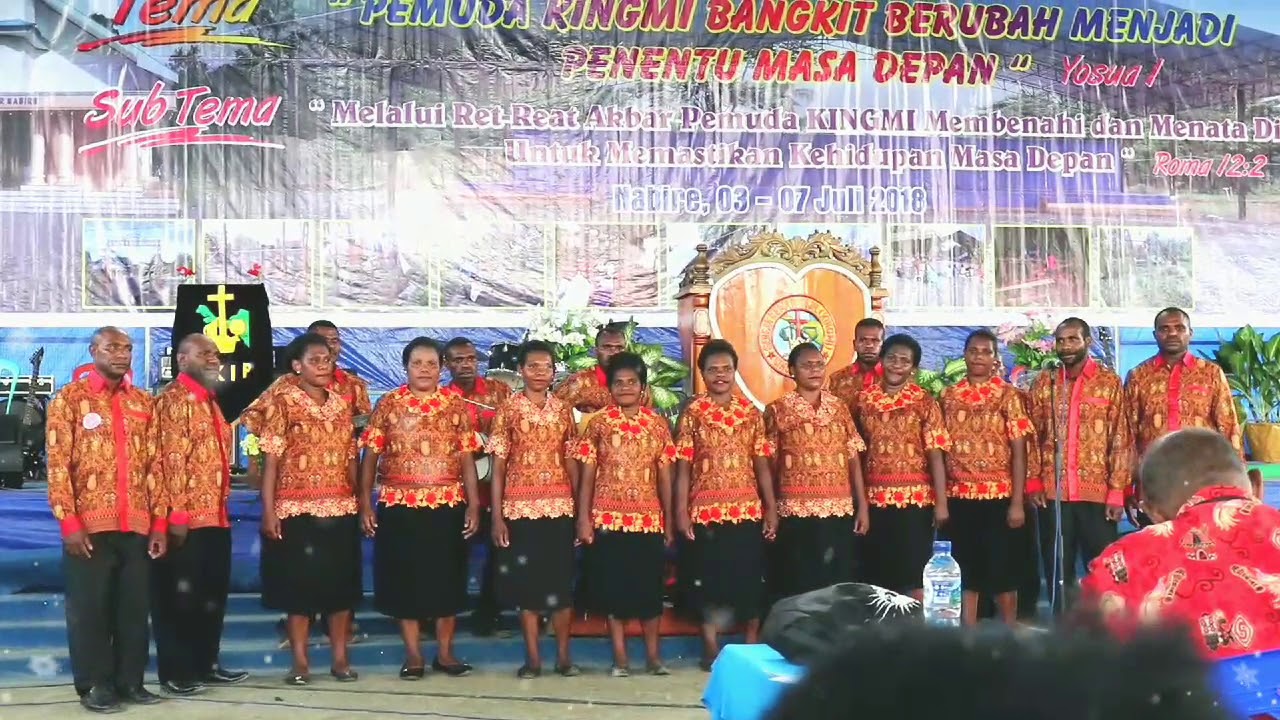 FOCAL GRUP KLS WEYA JUARA SATU DI RETREAT DI NABIRE KUSUS MEPAGO