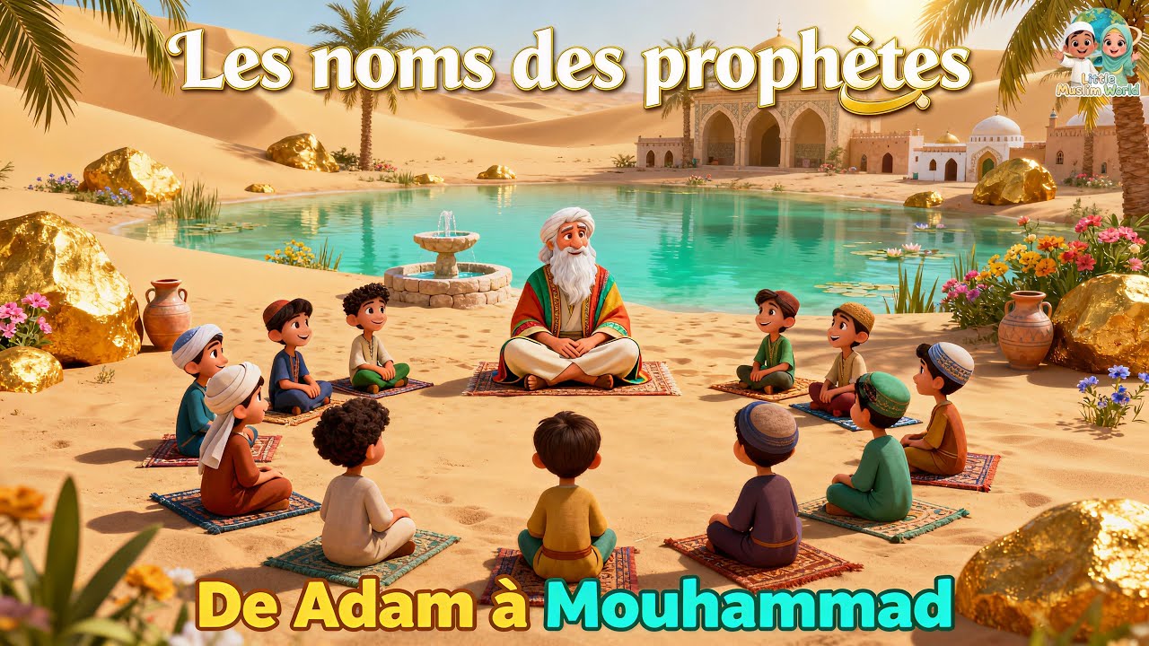Les Noms des Prophètes – Chanson éducative pour enfants (De Adam à Muhammad ﷺ) | Nasheed pour kids