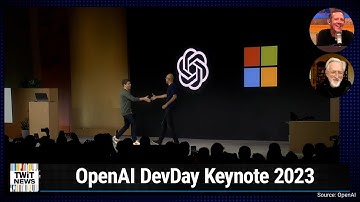 OpenAI DevDay Keynote 2023 - GPT-4 Turbo, Assistants API, GPTs, GTP Store