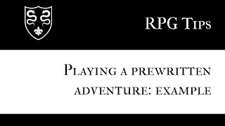 Solo RPGs: how to play a module solo, example summary