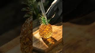 🍍 Satisfying Glass Pineapple Slice ASMR 🔪✨ #asmr #ASMR #shorts #satisfying #asmrsounds