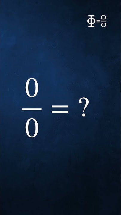 what-is-zero-divided-by-zero-youtube
