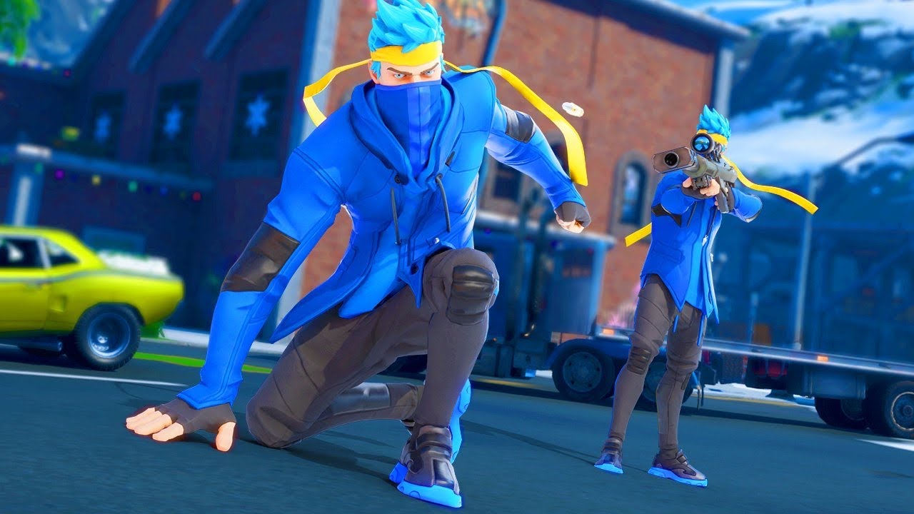 i can ONLY kill NINJA skins in fortnite... (first try)