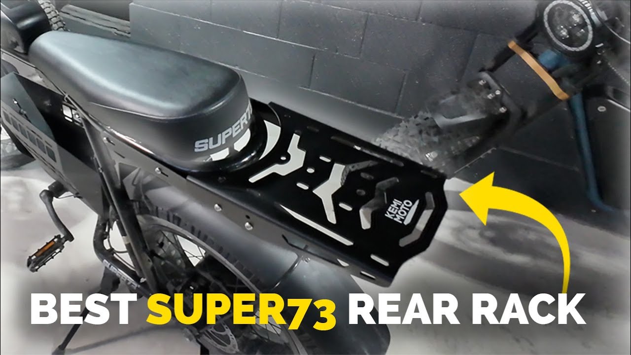 Add Extra Cargo Space to Your Super73 In Under 10 Minutes! | Kemimoto Rear Rack