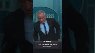 RFK Jr.’s ‘Quacking' Ringtone Goes off During White House Briefing #shorts