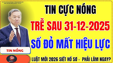 Tin Nóng: Rà Soát Hồ Sơ Đất Trước 31-12-2025 Chậm Một Bước, Sổ Đỏ Có Thể Bị Treo Hiệu Lực!