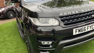 Range Rover Sport 3.0 SD V6 Autobiography Dynamic Auto 4WD Euro 6 (s/s) 5dr, 2017 (66)62,350 miles