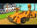 Scrap Mechanic CREATIONS - LAMBORGHINI Sports Car with Vertical Doors! - Scrap Mechanic Gameplay