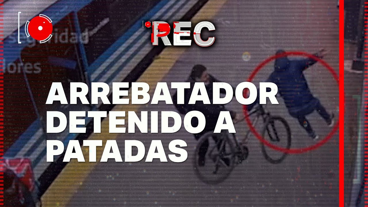 ARREBATADOR DETENIDO A PATADAS - UNA PERSECUCIÓN DE LOCOS EN CÓRDOBA - 🔴REC