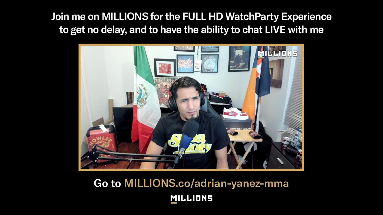 Adrian Yanez: Free WatchParty. Bellator 295: Stots vs. Mix. April 22, 2023, Only on MILLIONS.co