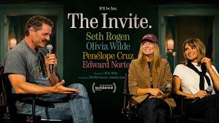 The Invite Q&A with Olivia Wilde + Penelope Cruz moderated by Pedro Pascal