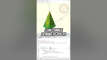 OpenScad: Examining twisted pyramid 3 of 3 #3dprinting #openscad #openscadtutorial