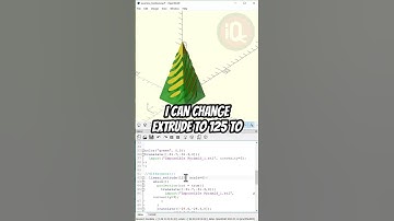 OpenScad: Examining twisted pyramid 3 of 3 #3dprinting #openscad #openscadtutorial