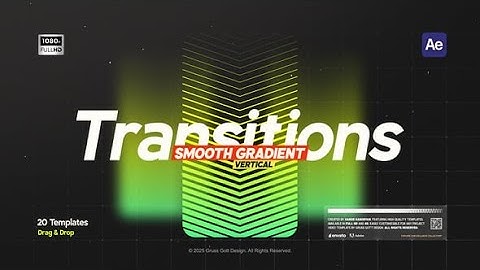 After Effects Template: Gradient Transitions