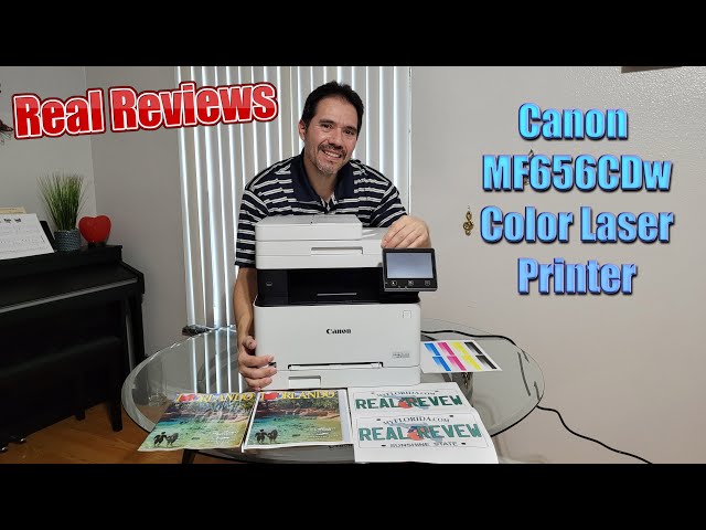 Canon MF656CDw Color Laser All In One Printer Unboxing and Real