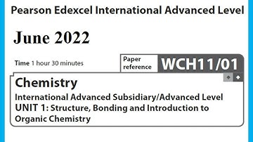 Unit 1 June 2022 -  AS Chemistry -  Dr  Hanaa Assil