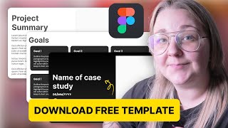 Master UX Case Study Design | FREE Figma Template