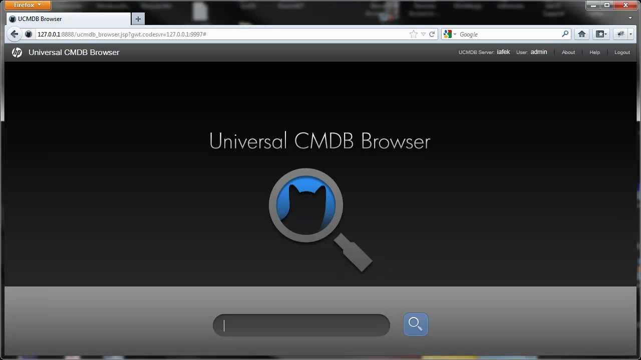 Search Bar Animation for UCMDB Browser - YouTube