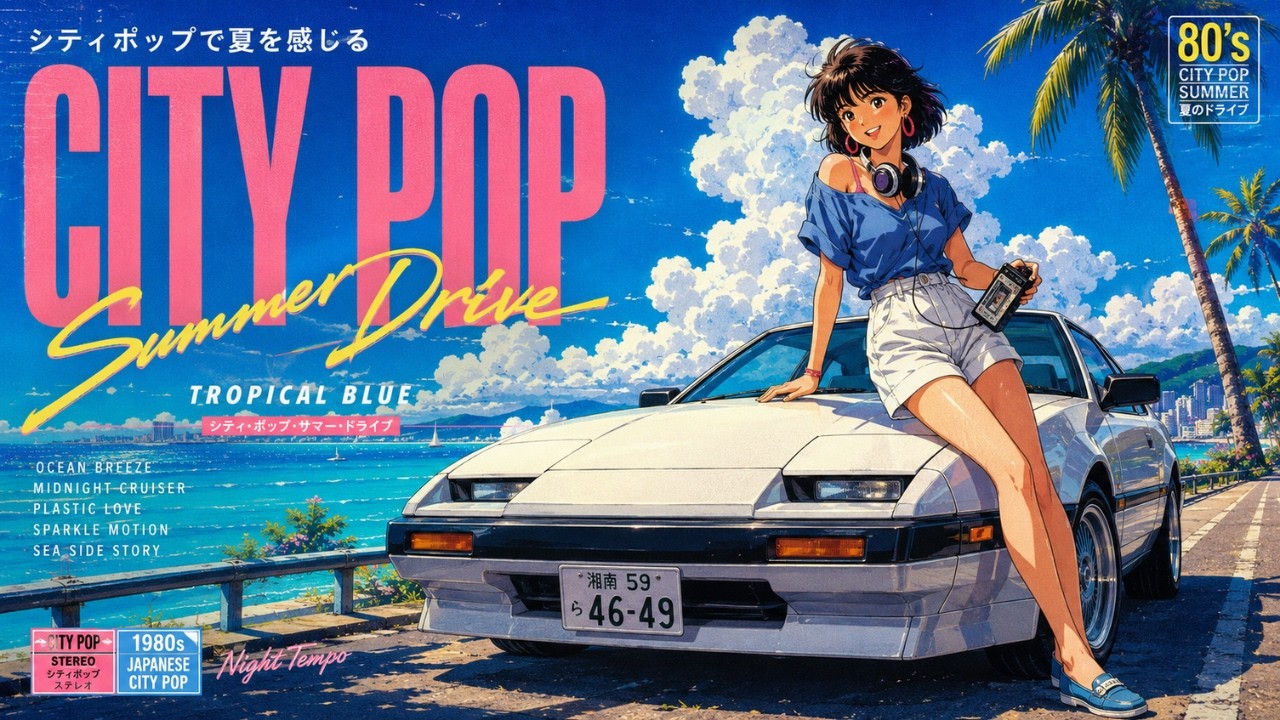 80s Japanese City Pop｜コバルト湾岸クルージング【Playlist】 - YouTube
