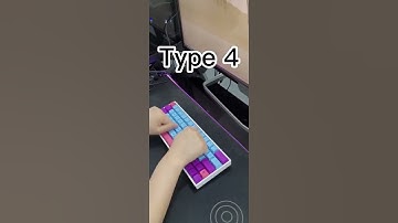 The Different Types of Keyboards Users #shorts #funnyvideo #keyboard