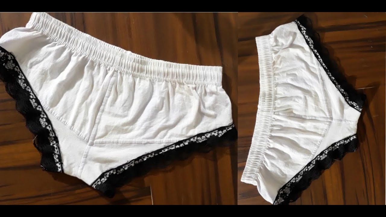 DIY Ladies Underwear From Old Leggings लेगिंग से महिलाओं के अंडरवियर