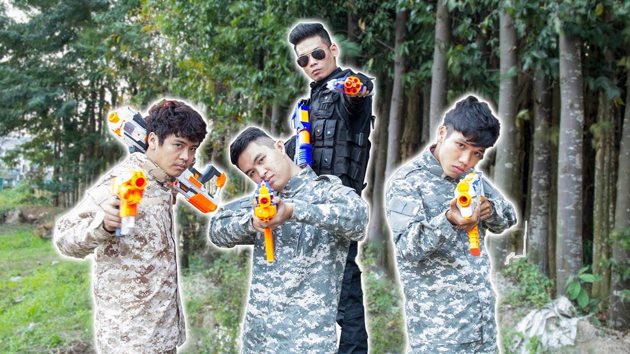 TiBi Films : Special teams SEAL X Warriors Guns Nerf Against the gang ...