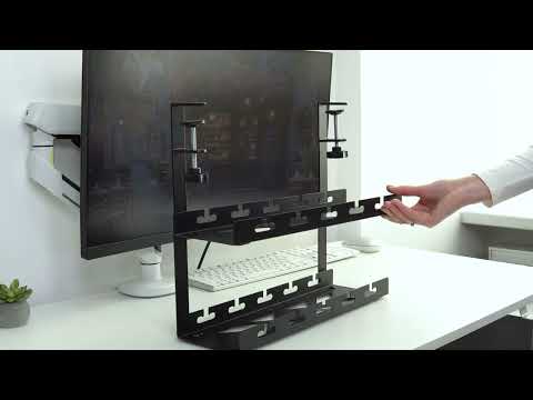 Відео: Органайзер для кабелів Officepro CT510B