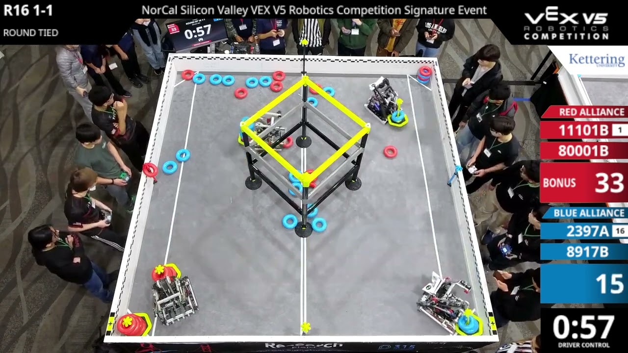 NorCal Sig - Division 1 - R16 #1-1 - 11101B & 80001B vs 2397A & 8917B - Driver