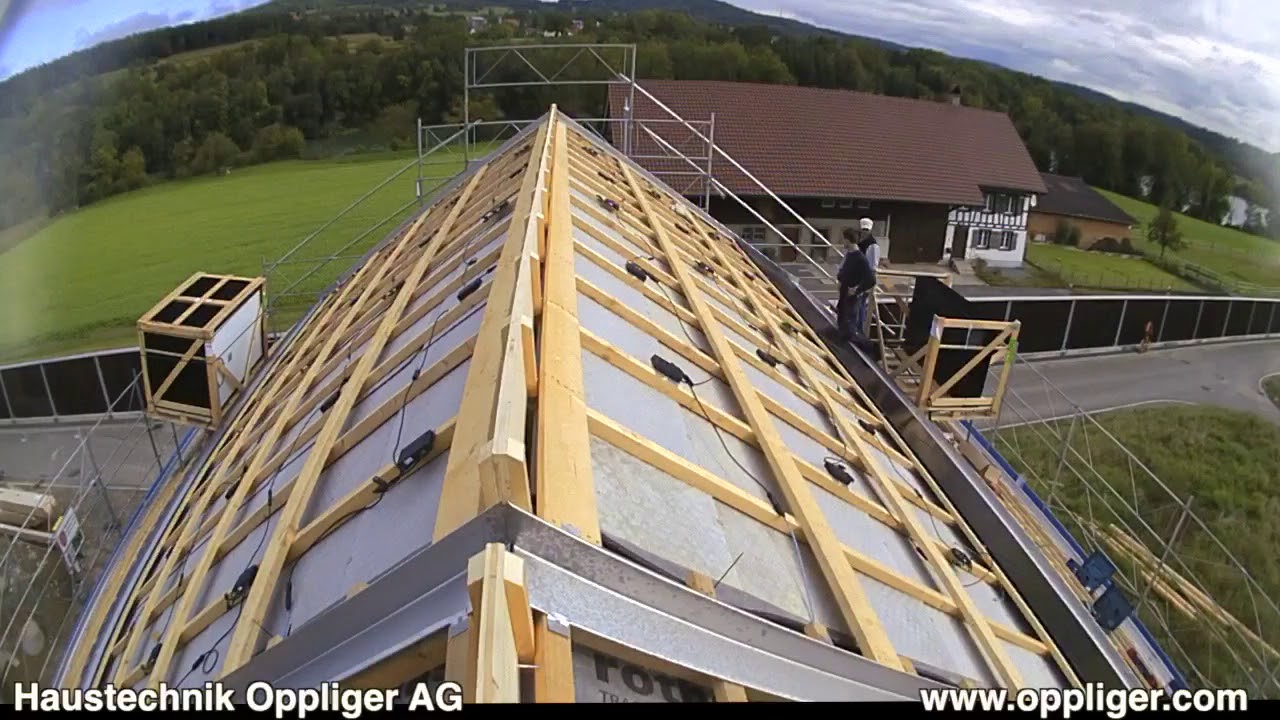 Indach Photovoltaikanlage Ost-West Arres Solarmarkt Aarau