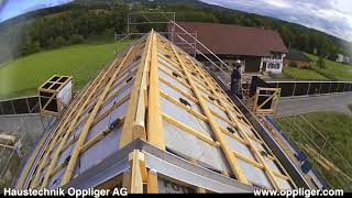 Indach Photovoltaikanlage Ost-West Arres Solarmarkt Aarau