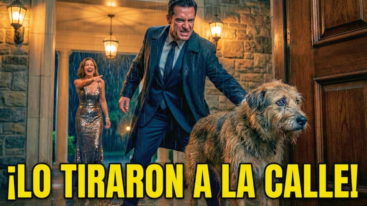 Tiraron al perro de su padre a la calle — Quedaron paralizados al descubrir qué colgaba de su collar