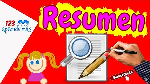 ¿Qué es el resumen? Vídeo para niños