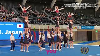 Team #Japan (BUFFALOS) 12th I.F.C. Cheerleading World Championships Takasaki, Japan