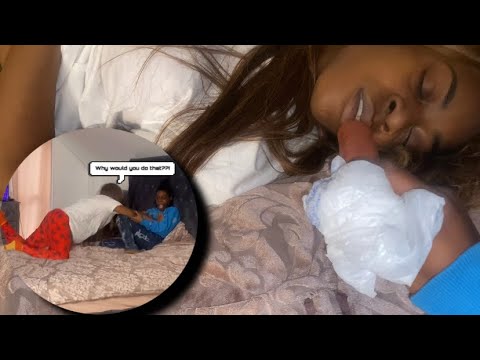 EXTREME PRANK ON SLEEPING SISTER