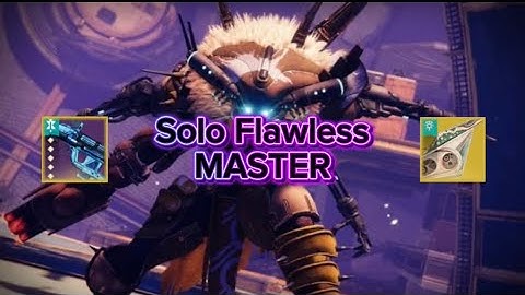 Solo Flawless Master Grasp Of Avarice on Warlock in edge of fate