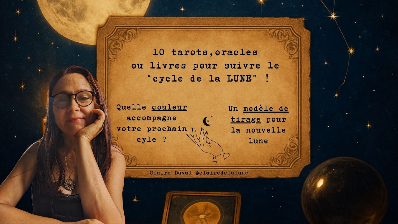 Au clair de la Lune : 10 tarots, oracles ou livres pour suivre son cycle !